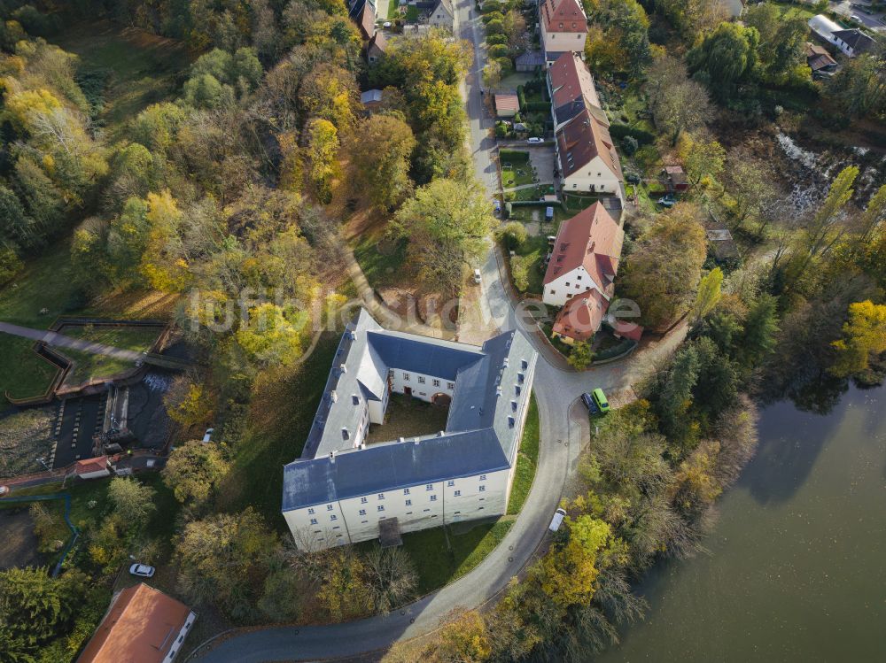 Luftaufnahme Frohburg - Schloß in Frohburg im Bundesland Sachsen, Deutschland