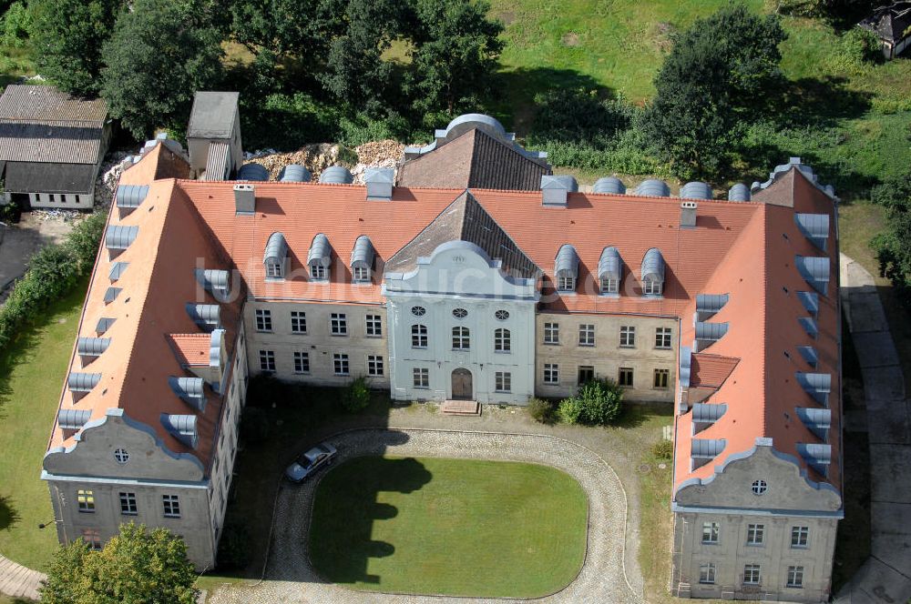 Fürstenberg/ Havel aus der Vogelperspektive: Schloss Fürstenberg