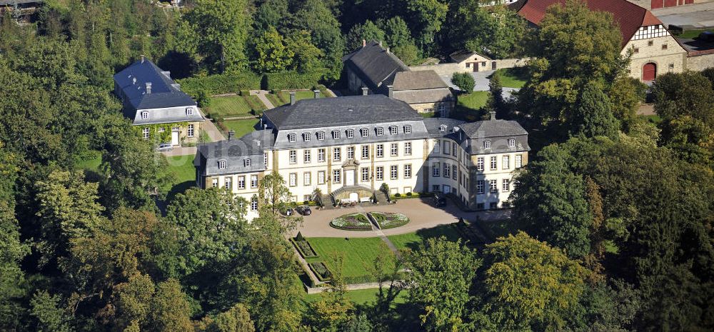 Bad Wünnenberg aus der Vogelperspektive: Schloss Fürstenberg Bad Wünnenberg