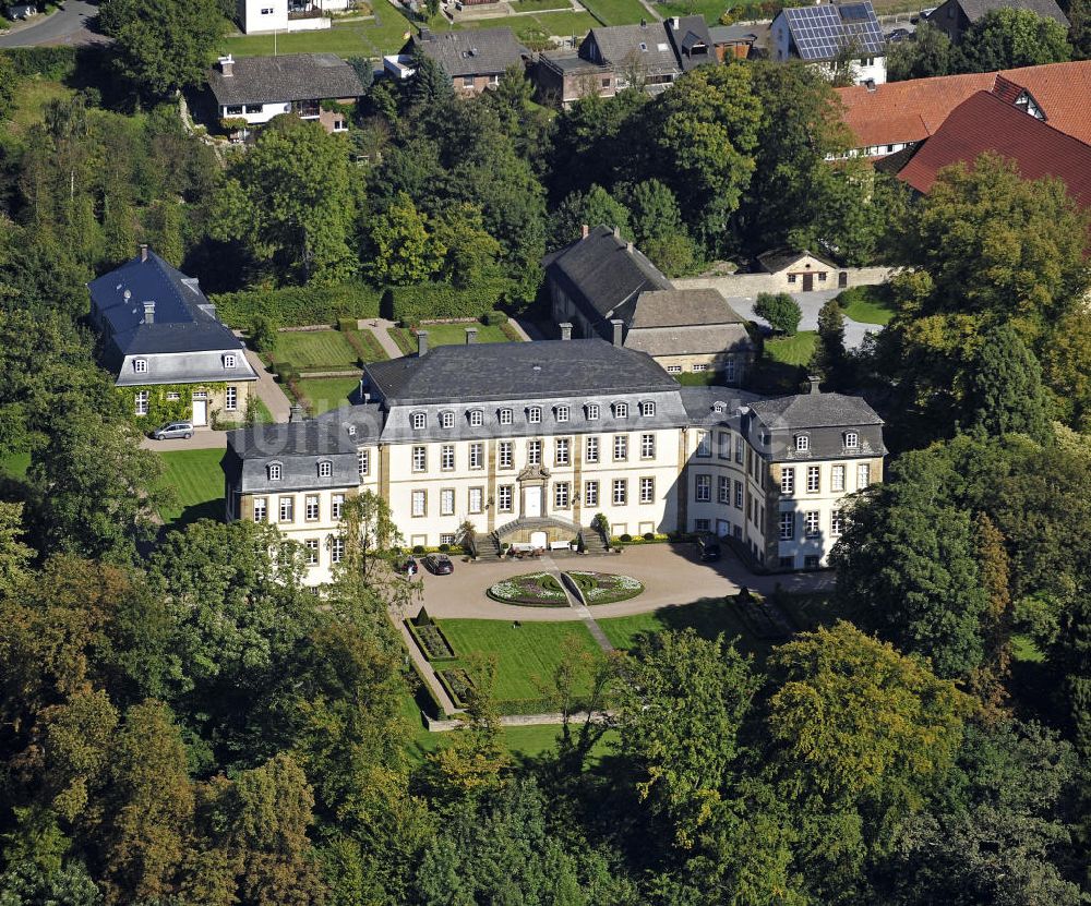 Luftbild Bad Wünnenberg - Schloss Fürstenberg Bad Wünnenberg