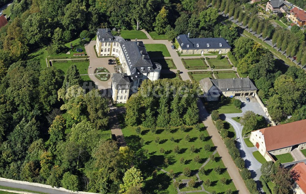 Bad Wünnenberg aus der Vogelperspektive: Schloss Fürstenberg Bad Wünnenberg