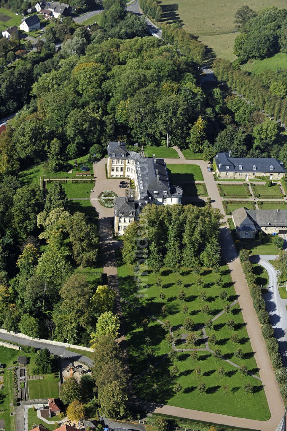 Luftbild Bad Wünnenberg - Schloss Fürstenberg Bad Wünnenberg