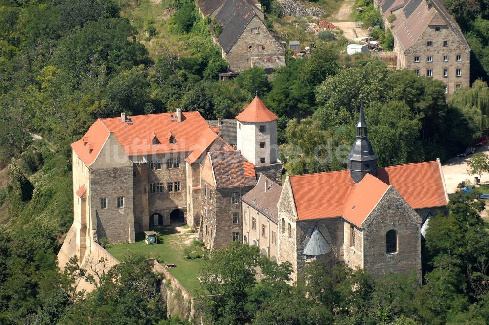 Goseck aus der Vogelperspektive: Schloss Goseck in Sachsen-Anhalt