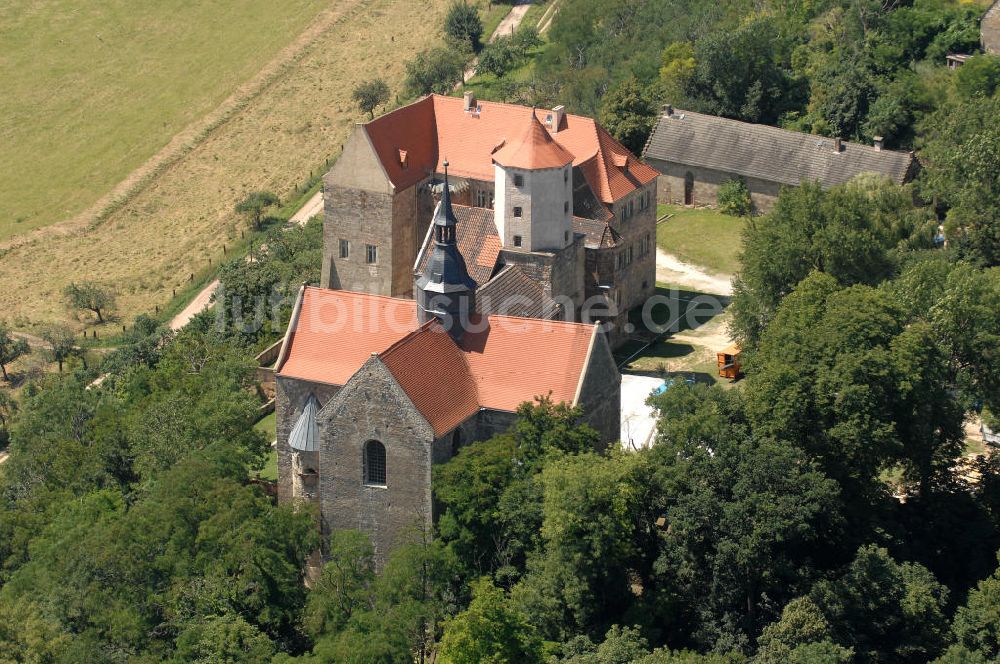 Luftaufnahme Goseck - Schloss Goseck in Sachsen-Anhalt