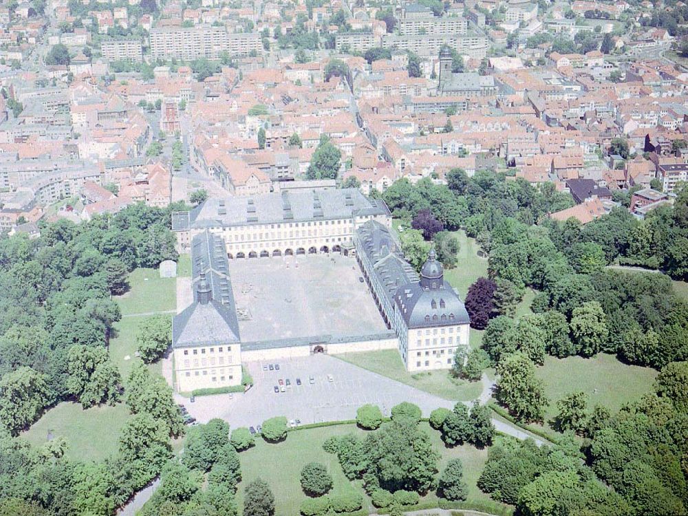 Gotha aus der Vogelperspektive: Schloß Gotha.