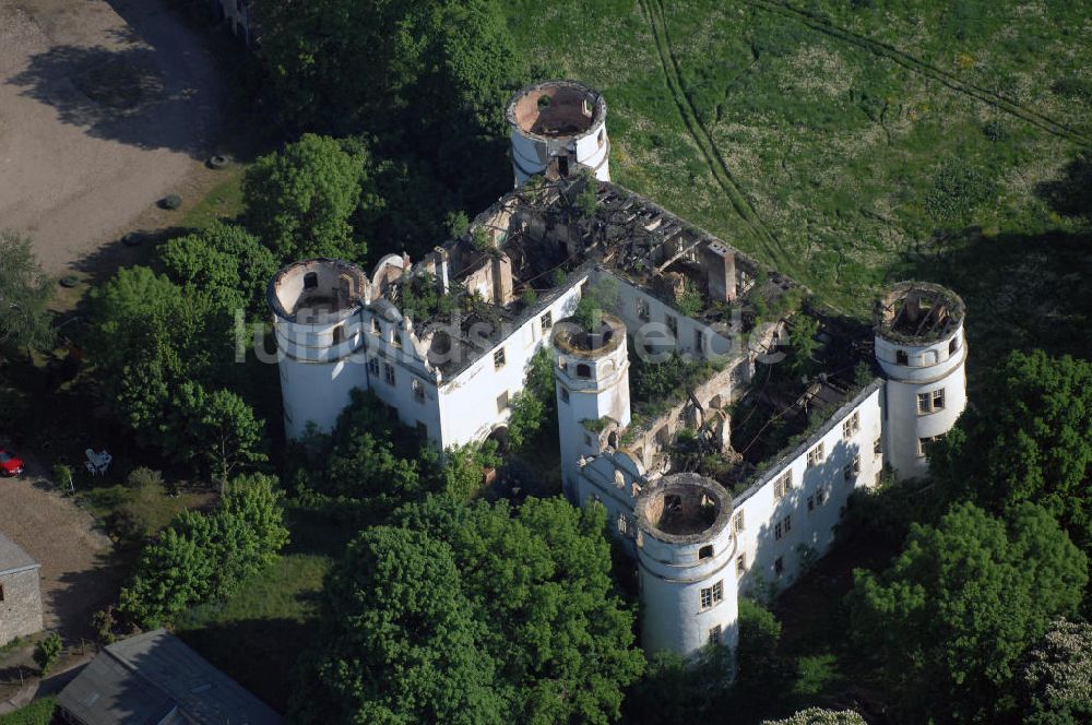 Luftbild Groß Germersleben - Schloss Groß Germersleben in Sachsen-Anhalt