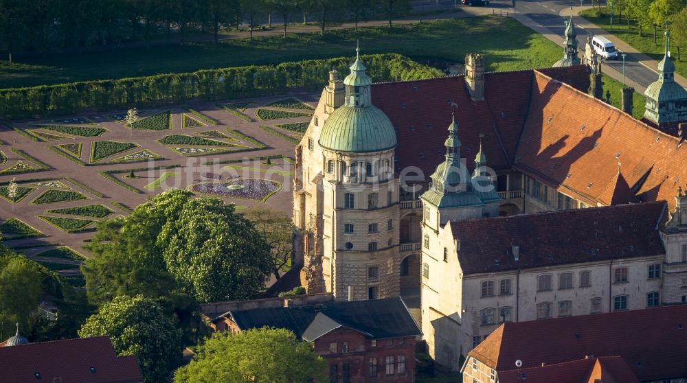 Luftbild Güstrow - Schloss Güstrow im Bundesland Mecklenburg-Vorpommern