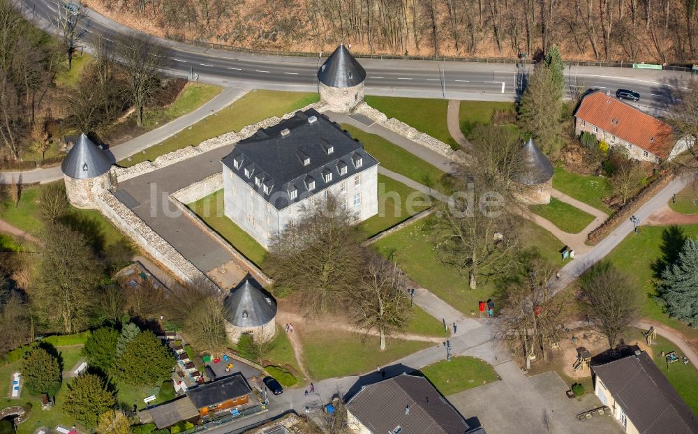 Luftaufnahme Velbert - Schloss Hardenberg im Ortsteil Neviges in Velbert im Bundesland Nordrhein-Westfalen