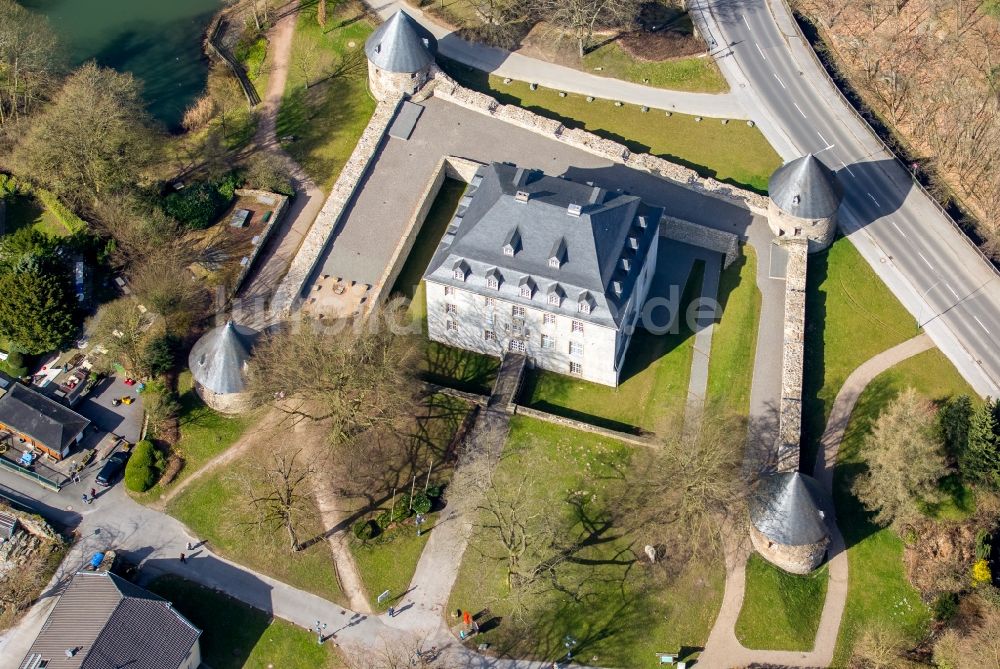 Luftbild Velbert - Schloss Hardenberg im Ortsteil Neviges in Velbert im Bundesland Nordrhein-Westfalen