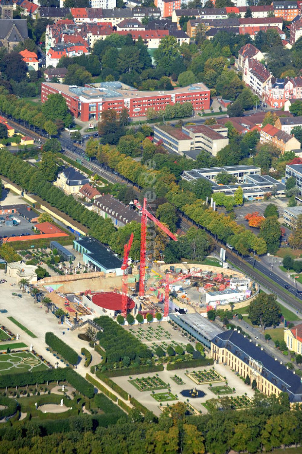 Luftaufnahme Hannover - Schloss Herrenhausen Hannover