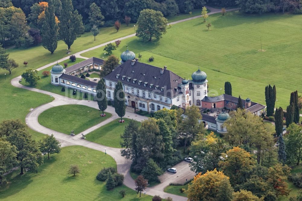 Luftaufnahme Bernried am Starnberger See - Schloss Höhenried bei Bernried am Starnberger See im Bundesland Bayern