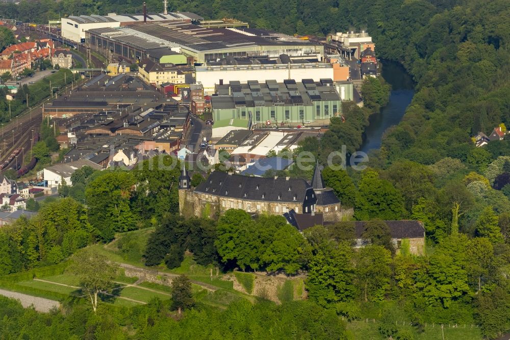 Luftbild Hagen - Schloss Hohenlimburg in Hagen im Bundesland Nordrhein-Westfalen