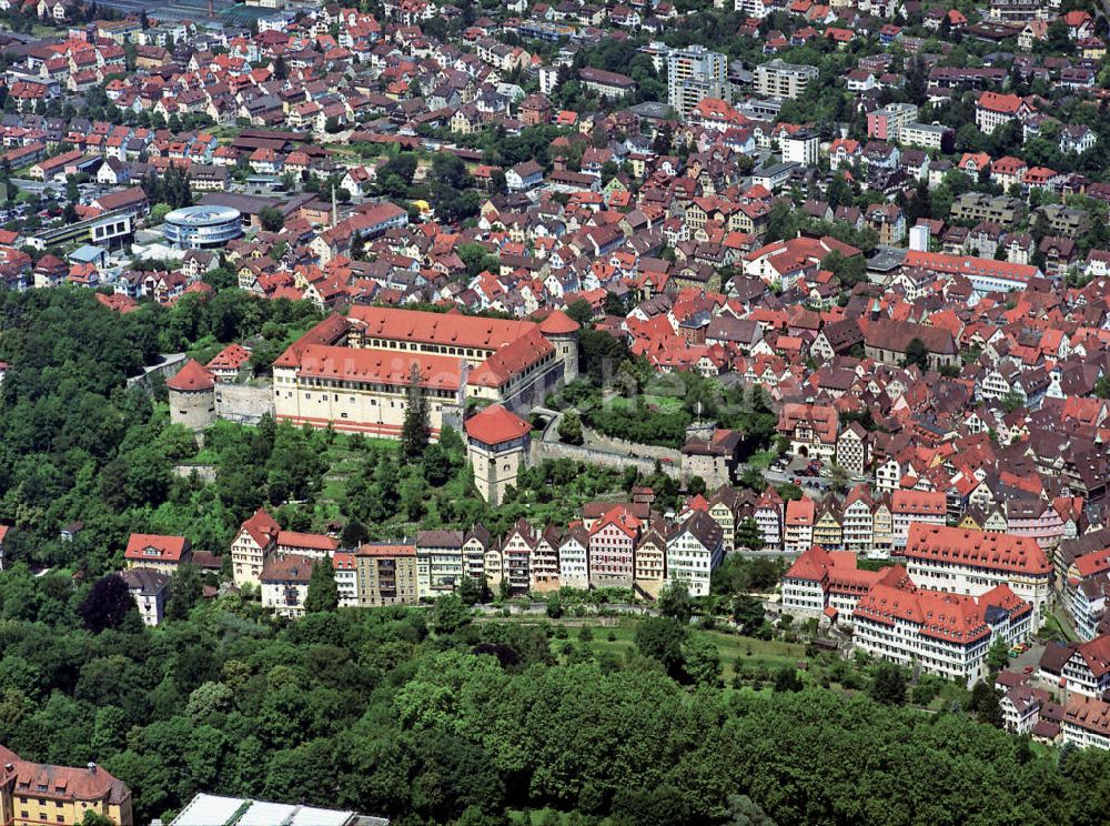 Luftbild Tübingen - Schloss Hohentübingen