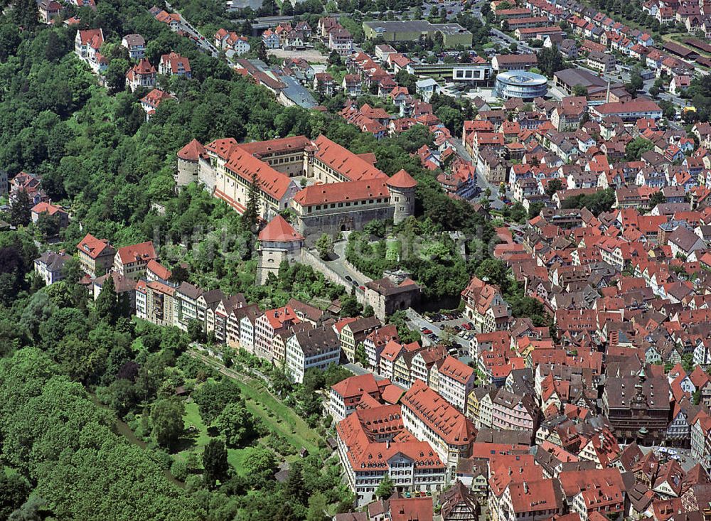 Luftaufnahme Tübingen - Schloss Hohentübingen