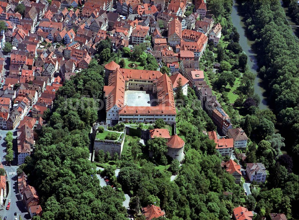 Tübingen von oben - Schloss Hohentübingen