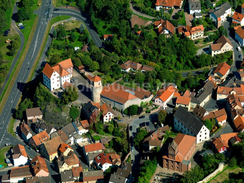 Luftbild Triefenstein - Schloss Homburg in Triefenstein im Bundesland Bayern