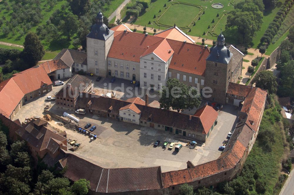 Luftaufnahme Hundisburg - Schloss Hundisburg