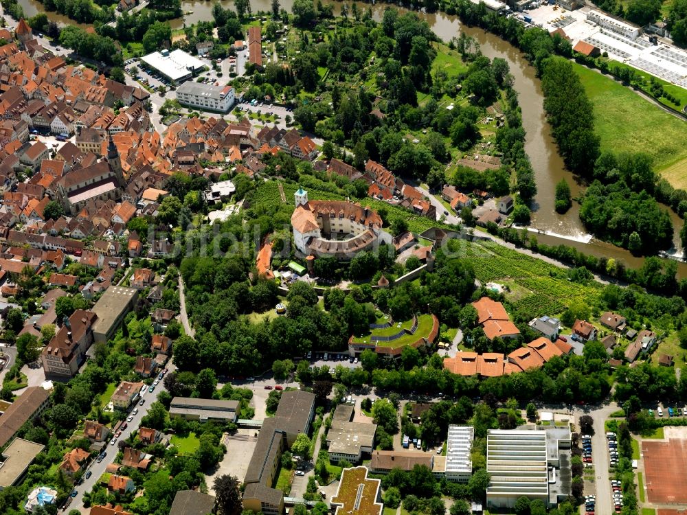 Vaihingen an der Enz von oben - Schloss Kaltenstein in der Gemeinde Vaihingen an der Enz im Bundesland Baden-Württemberg