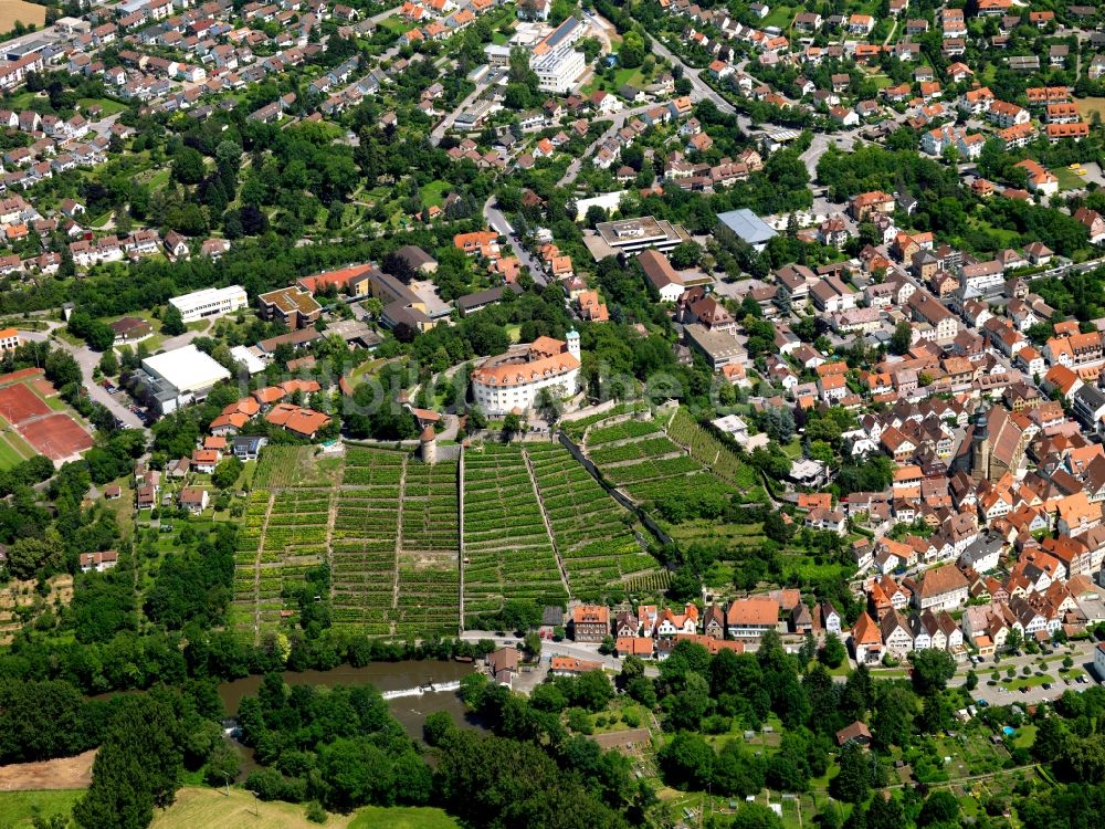 Luftbild Vaihingen an der Enz - Schloss Kaltenstein in der Gemeinde Vaihingen an der Enz im Bundesland Baden-Württemberg