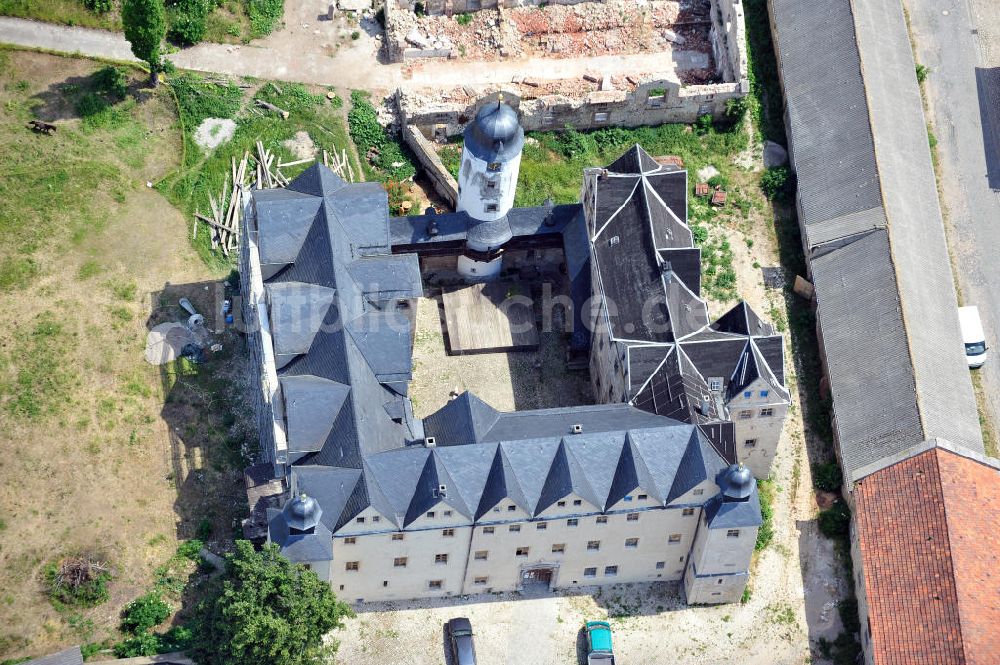 Luftbild Kannawurf - Schloss Kannawurf - Künstlerhaus Thüringen