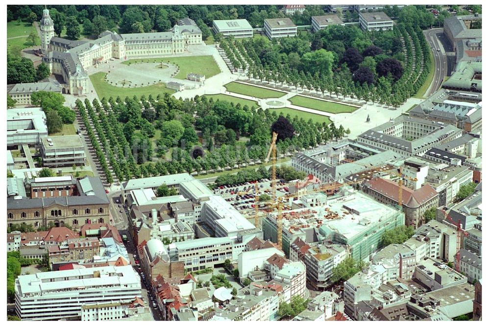 Luftaufnahme Karlsruhe - Schloß Karlsruhe