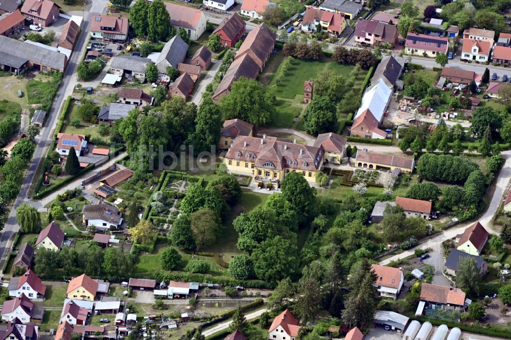 Luftaufnahme Kleßen-Görne - Schloß Kleßen in Kleßen-Görne im Bundesland Brandenburg, Deutschland