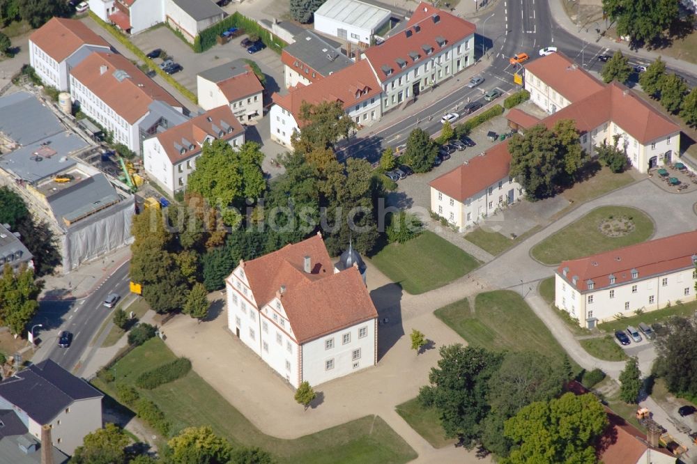 Königs Wusterhausen aus der Vogelperspektive: Schloss Königs Wusterhausen im Bundesland Brandenburg