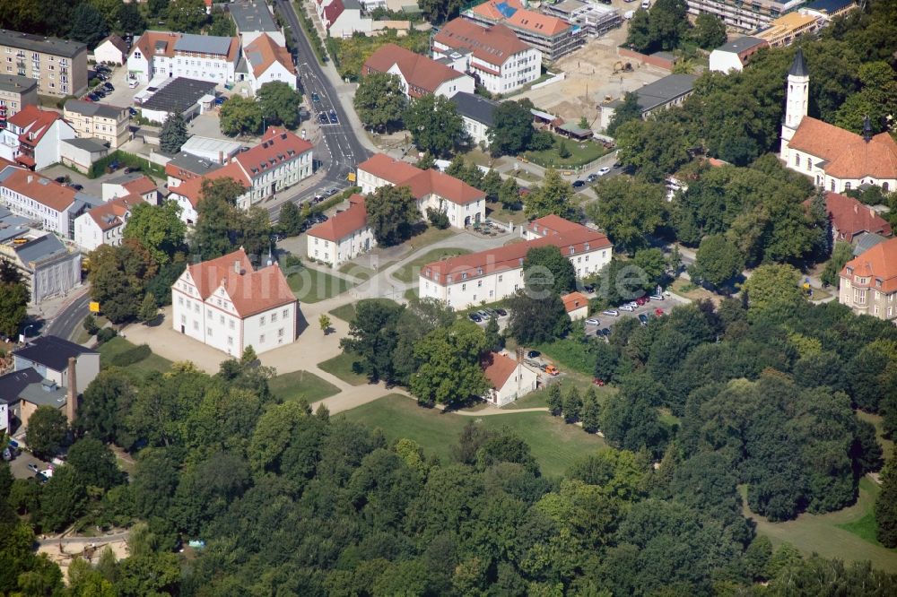 Luftaufnahme Königs Wusterhausen - Schloss Königs Wusterhausen im Bundesland Brandenburg