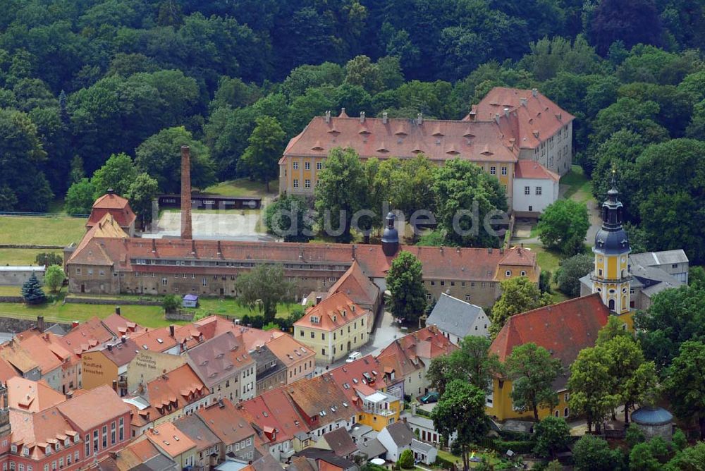 Luftaufnahme Königsbrück - Schloß Königsbrück in Sachsen