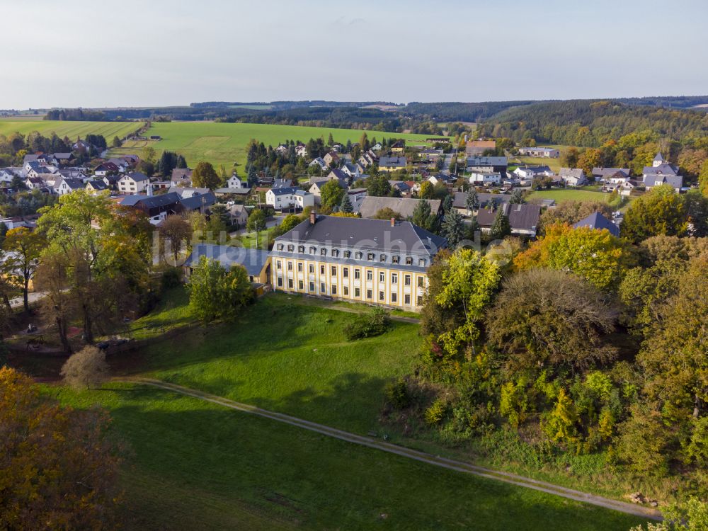 Luftbild Rosenbach - Schloss Leubnitz in Rosenbach im Bundesland Sachsen, Deutschland