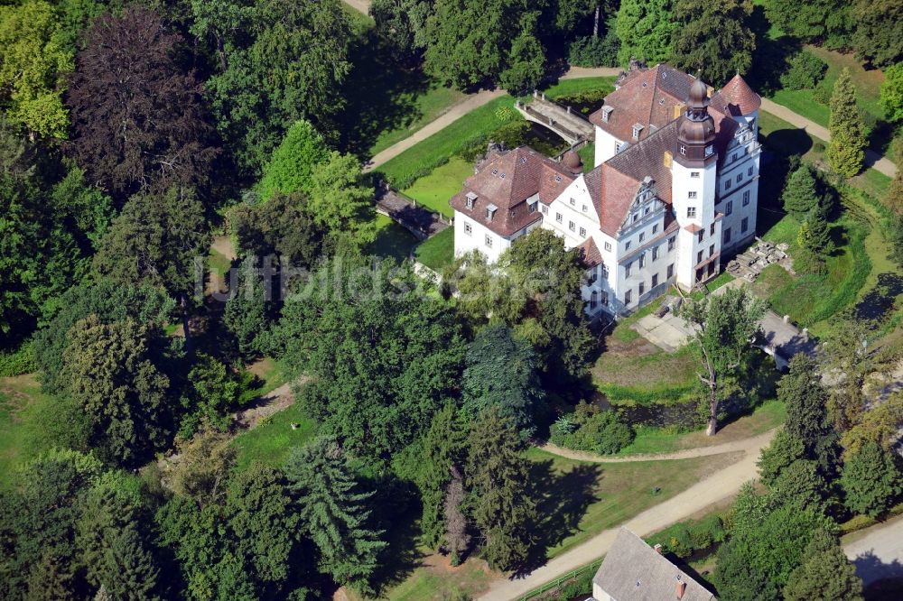 Lindenau von oben - Schloss Lindenau bei Lindenau in Brandenburg