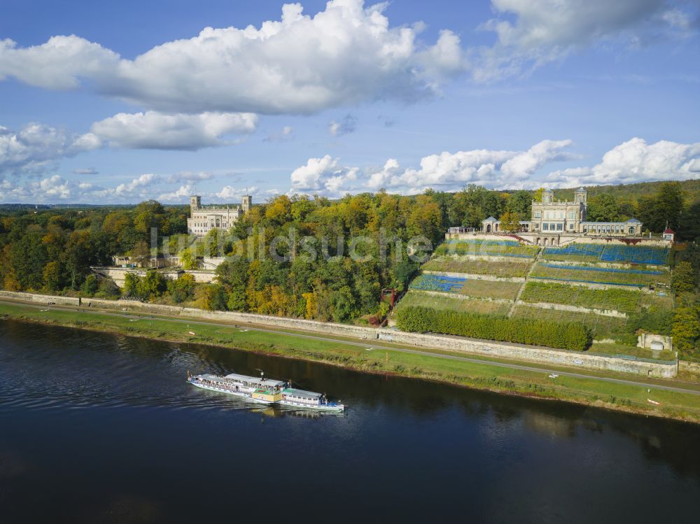 Luftbild Dresden - Schloß Lingnerschloss in Dresden im Bundesland Sachsen, Deutschland