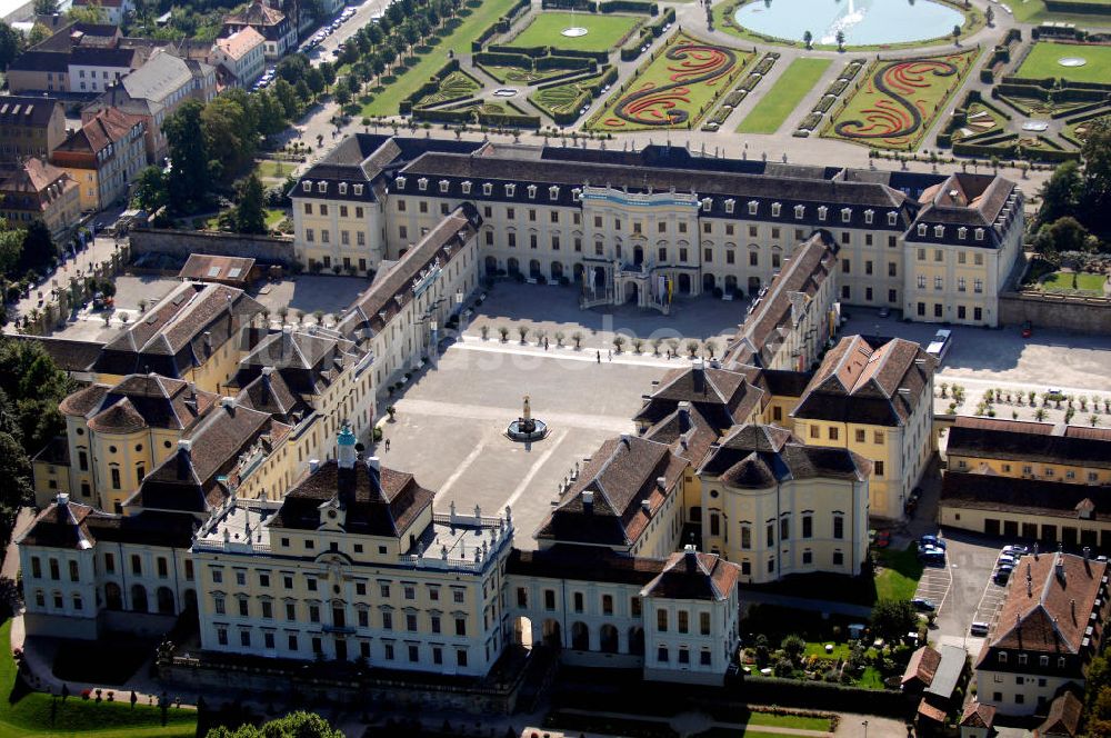 Ludwigsburg aus der Vogelperspektive: Schloss Ludwigsburg