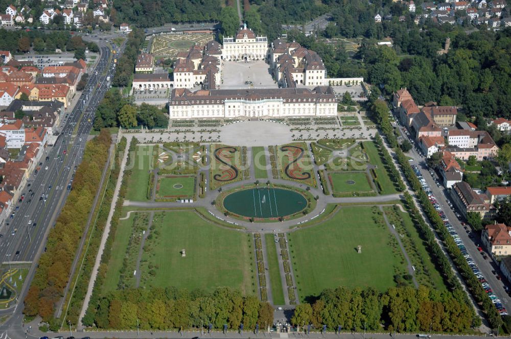 Luftaufnahme Ludwigsburg - Schloss Ludwigsburg