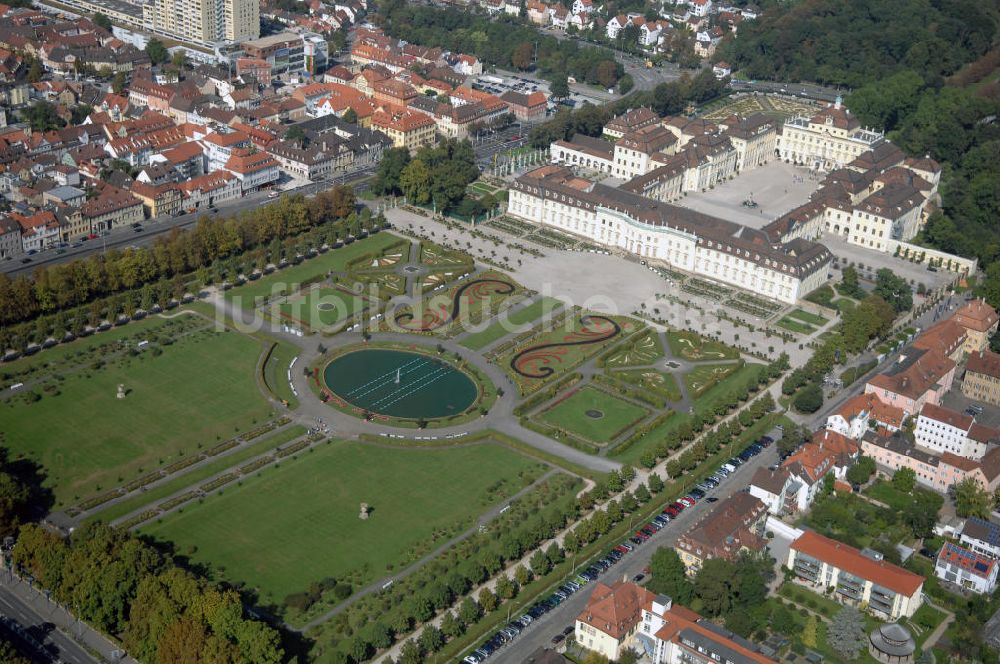 Luftbild Ludwigsburg - Schloss Ludwigsburg