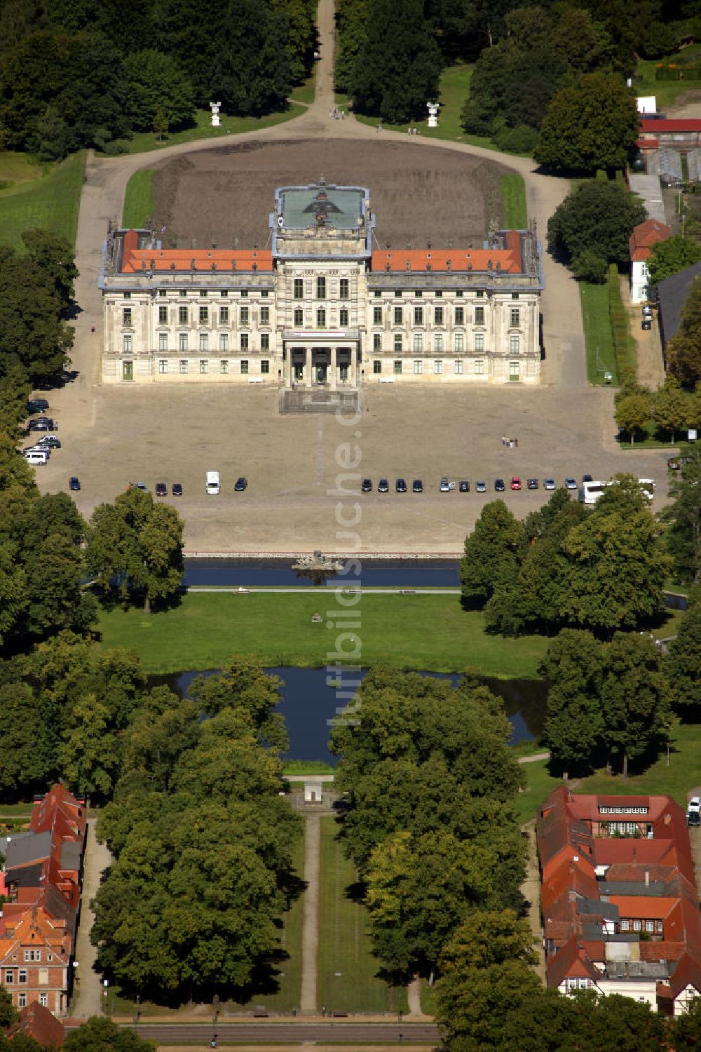 Ludwigslust aus der Vogelperspektive: Schloss Ludwigslust