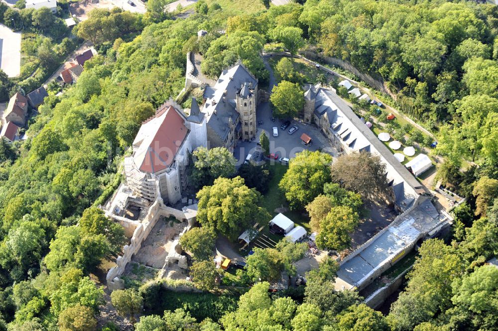 Luftbild Mansfeld - Schloss Mansfeld in Mansfeld, Sachsen-Anhalt