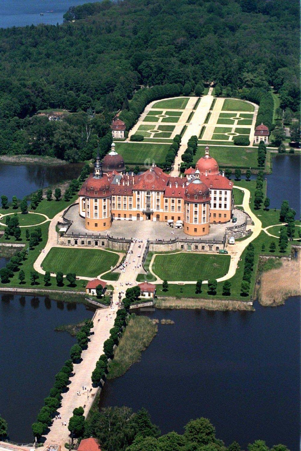 Luftbild Moritzburg - Schloß Moritzburg