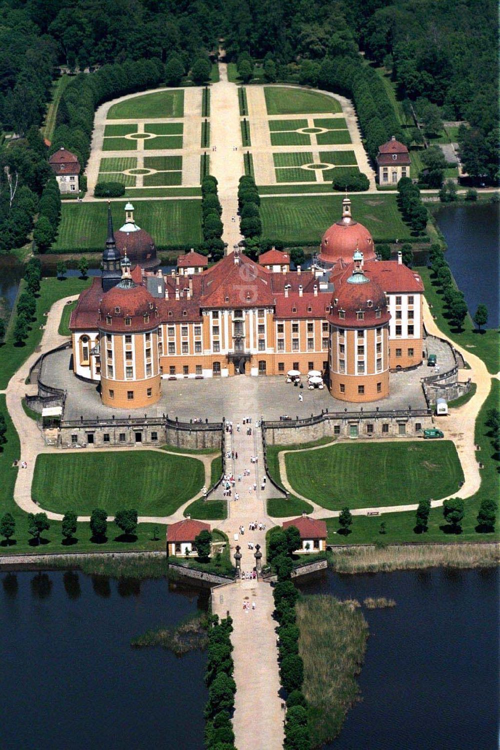 Luftbild Moritzburg - Schloß Moritzburg