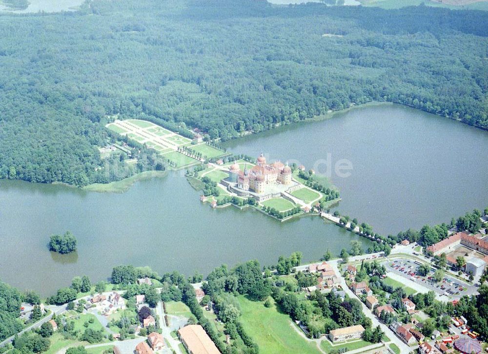 Luftaufnahme Moritzburg / Sachsen - Schloß Moritzburg / Sachsen.