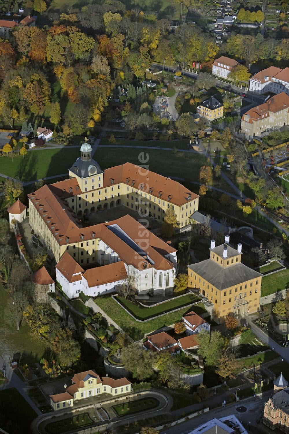 Luftbild Zeitz - Schloss Moritzburg Zeitz