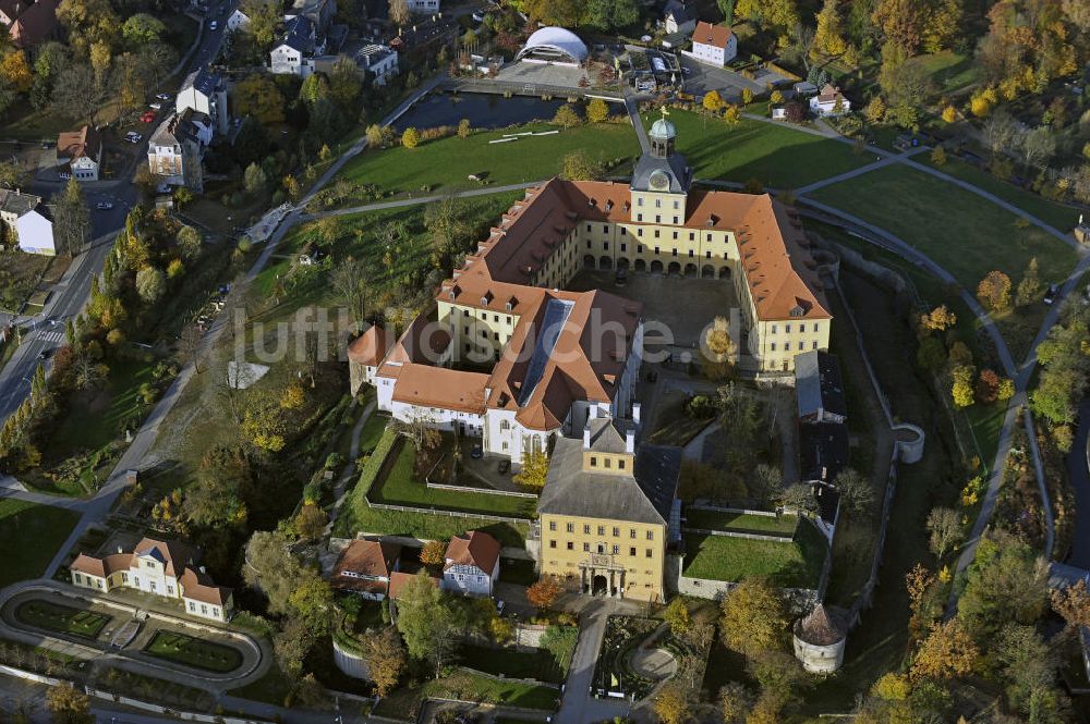 Zeitz aus der Vogelperspektive: Schloss Moritzburg Zeitz