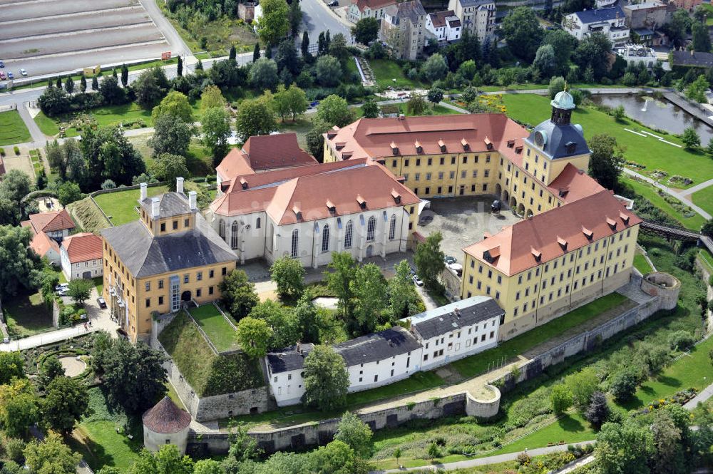 Zeitz aus der Vogelperspektive: Schloss Moritzburg in Zeitz, Sachsen-Anhalt