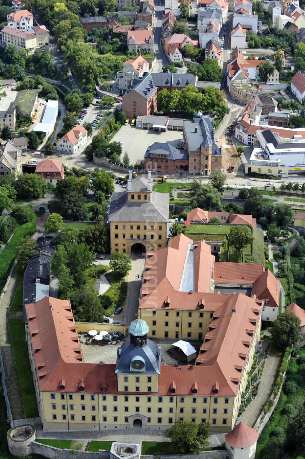 Luftaufnahme Zeitz - Schloss Moritzburg in Zeitz, Sachsen-Anhalt