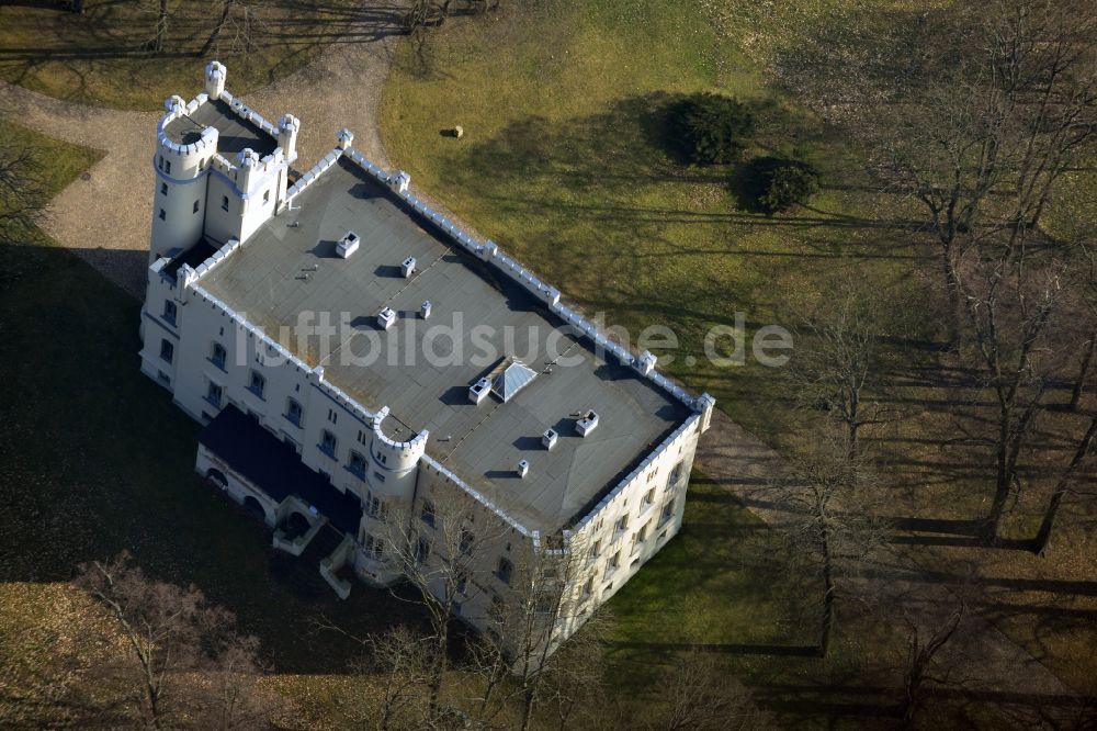 Luftaufnahme Märkisch Wilmersdorf - Schloss Märkisch Wilmersdorf bei Trebbin im Bundesland Brandenburg