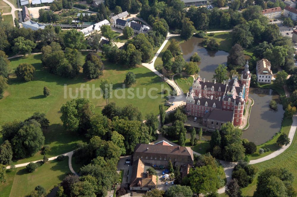 Luftaufnahme Bad Muskau - Schloss Muskau