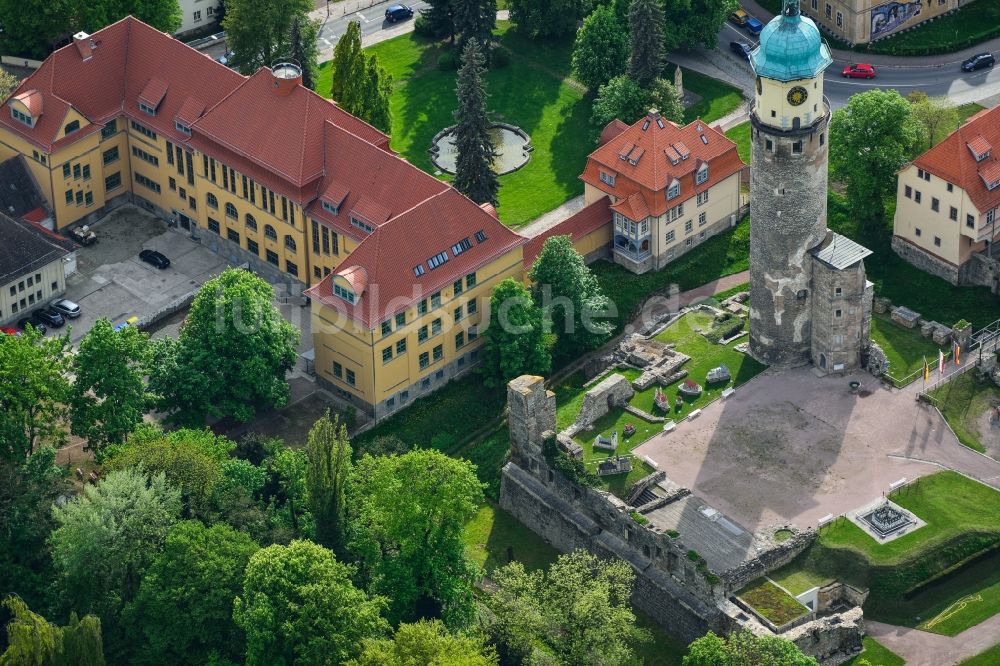 Arnstadt aus der Vogelperspektive: Schloss Neideck in Arnstadt im Bundesland Thüringen