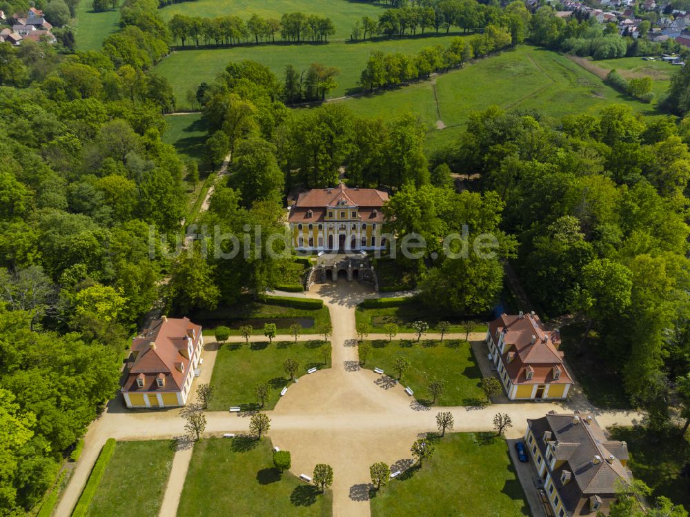 Luftbild Neschwitz - Schloß Neschwitz in Neschwitz im Bundesland Sachsen, Deutschland