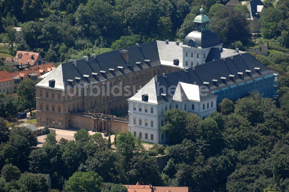 Weißemfels aus der Vogelperspektive: Schloss Neu-Augustusburg in Weißenfels / Sachsen-Anhalt