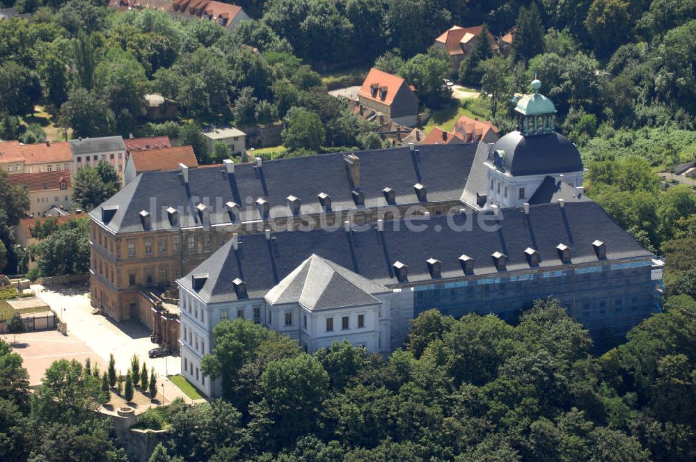 Weißemfels von oben - Schloss Neu-Augustusburg in Weißenfels / Sachsen-Anhalt